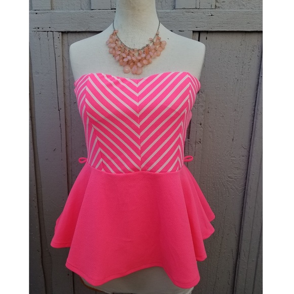 1X-3X New Plus Size Pink Top - Picture 2 of 7